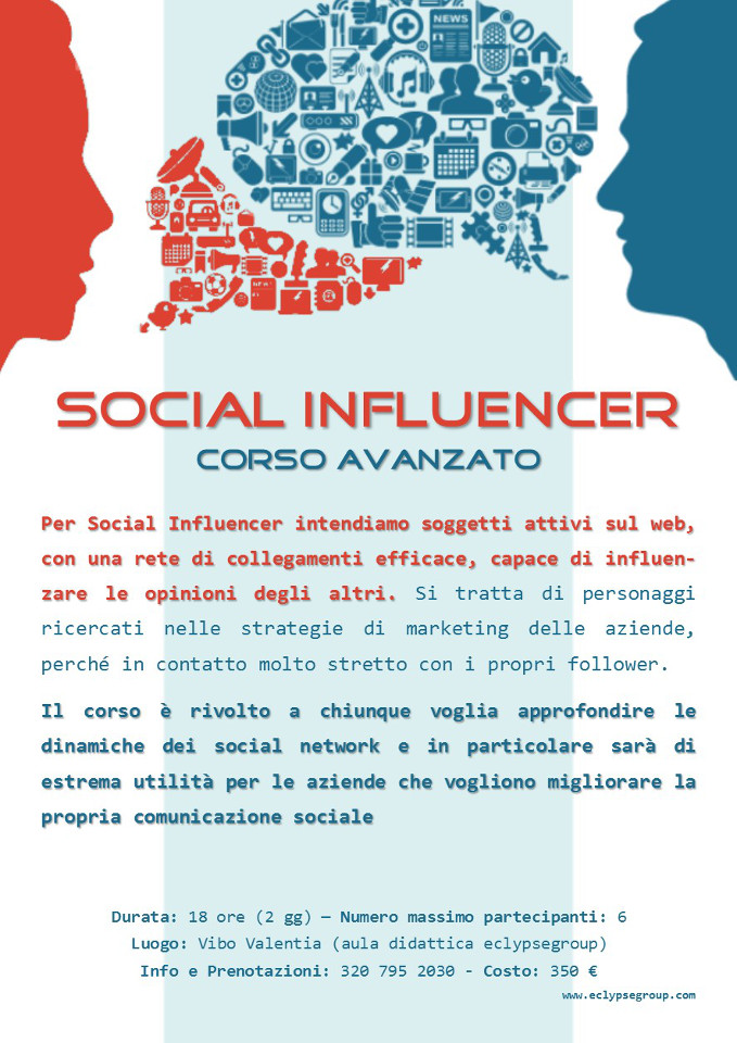 Corso Avanzato per Social Influencer